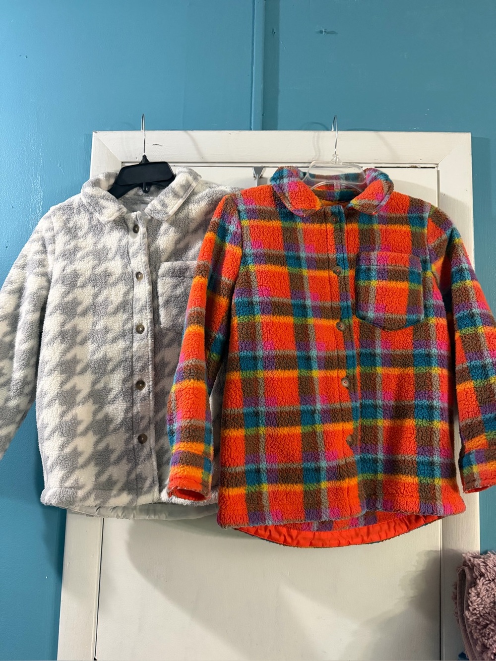 Cat & Jack Fleece Shackets Size Large 10/12